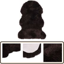 Tapis en peau de mouton 60 x 90 cm Marron - Tapis En Peau De Mouton - Tapis Moelleux - Décoration Intérieure - Salon - Chambre À Coucher