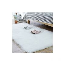 Tapis en Peau de Mouton synthétique,Tapis Fausse Fourrure,Cozy Sensation comme véritable Laine Tapis en Fourrure synthétique, Man Made Luxe Laine