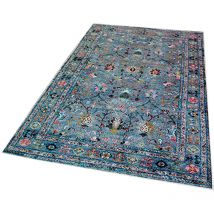 Wellhome - Tapis polyester imprimé 100 x 150 cm modèle WH1012 multicolore
