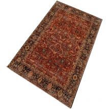 Wellhome - Tapis salon en polyester TheMansion Rouge - 60x100cm - Rouge