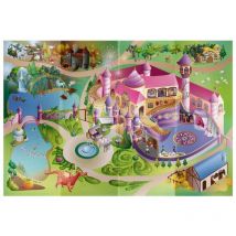 House Of Kids - Tapis enfant tissé 100x140 multicolore rectangle nappe princess