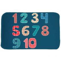 House Of Kids - Tapis enfant tissé 70x95 bleu rectangle doux chi