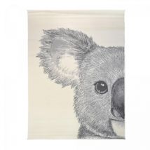 Jadorel - Tapis enfant tissé 160x225 crème rectangle motif animaux AF1 koala