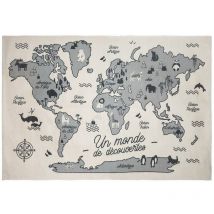 Atmosphera Créateur D'intérieur - Tapis enfant carte du monde