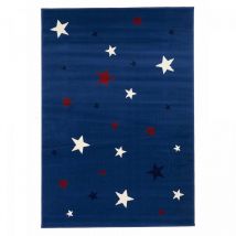 Unamourdetapis - Tapis enfant tissé 120x170 crème rectangle AF1 nightsky
