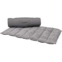 Sun Garden - Tapis enroulable pour chien Oskar 100x65x4 cm Gris