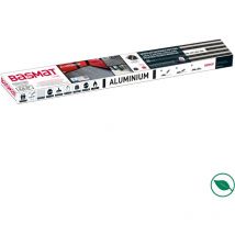 Paillasson - tapis entrée aluminium clispable - qualité pro - 110 cm x 3,3 cm ép 9 mm - 0,5 m²