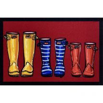 Vica - family boots red 40X60 6PIECES par carton 100030-754