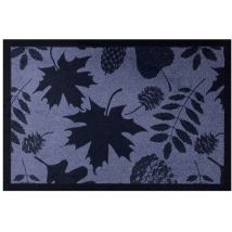 Tapis D'Entrée Leaves Shadow Anthracite - 40x60 Cm