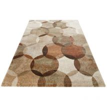 Esprit - Tapis Home moderne géométrique Modernina Brun 133x200