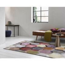 Esprit - Tapis Home moderne géométrique Modernina Multicolore clair 120x170