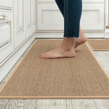 Tapis et tapis de cuisine, tapis de cuisine en caoutchouc naturel antidérapants lavables, tapis de sol pour le sol de la cuisine, la façade de