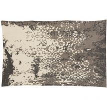 Aubry Gaspard - Tapis en coton délavé à motifs 150 x 90 cm