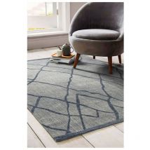 Vivabita - Tapis ethnique pour salon rectangle berbère Rabat Gris 200x300