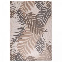 Jadorel - Tapis extérieur kilim 60x110 crème rectangle chimek