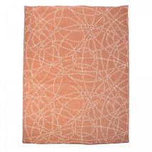 Tapis extérieur, kilim reversible EX1 TEN 120x170 Terracotta et blanc