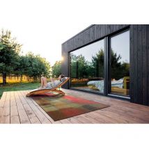 Vivabita - Tapis extérieur et intérieur abstrait plat design Ballarat Multicolore 160x230