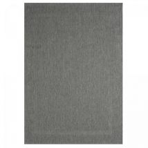 Dezenco - Tapis extérieur kilim 60x110 gris rectangle squarext