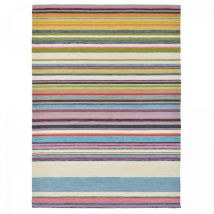 Tapis extérieur kilim 140x200 multicolore rectangle LAVIDA