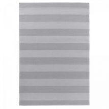 Laura Ashley - Tapis extérieur kilim fait main 140x200 gris rectangle lille