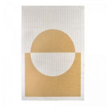 Dezenco - Tapis extérieur, kilim reversible EX1 mone 120x170 jaune