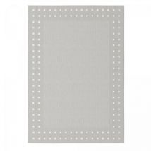Unamourdetapis - Tapis extérieur kilim 200x290 gris rectangle stalow 2