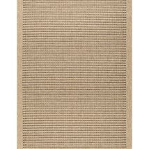 Avril Paris - Tapis extérieur - 120x170cm - naturel - 100% polypropylène résistant aux uv - 1400 gr/m2 - kafé - Naturel