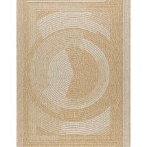 Avril Paris - Tapis extérieur - 120x170cm - naturel - 100% polypropylène résistant aux uv - 1400 gr/m2 - oxana - Naturel