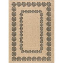 Avril Paris - Tapis extérieur - 120x170cm - naturel - 100% polypropylène résistant aux uv - 1400 gr/m2 - hoya - Naturel