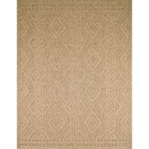 Avril Paris - Tapis extérieur - 80x150cm - naturel - 100% polypropylène résistant aux uv - 1400 gr/m² - luana