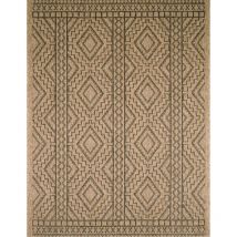 Avril Paris - Tapis extérieur - 80x150cm - naturel - 100% polypropylène résistant aux uv - 1400 gr/m² - cassi