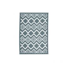 Idmarket - Tapis extérieur masinka gris et blanc 180 x 280 cm