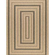 Avril Paris - Tapis extérieur - 160x230cm - naturel - 100% polypropylène résistant aux uv - 1400 gr/m2 - nour - Naturel