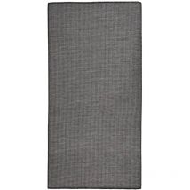 Bonnevie - Tapis extérieur à tissage plat Terrasse Salon Cuisine - Tapis de jardin 100x200 cm Gris BV825291