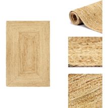 Vidaxl - Tapis fait à la main Jute 200x300 cm - Tapis En Jute - Tapis Naturel - Tapis Artisanal - Tapis Fait Main - Décoration Intérieure