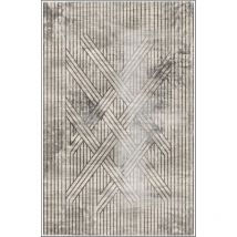 Tapis FISUN Beige Dimensions - 160x230 – Qualité supérieure pour Maison, Appartement, Bureau – Style élégant et durable – Confort optimal, facile à