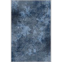Vendorflair - Tapis fisun Bleu Dimensions - 200x300 – Qualité supérieure pour Maison, Appartement, Bureau – Style élégant et durable – Confort