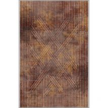 Tapis fisun Orange Dimensions - 120x180 – Qualité supérieure pour Maison, Appartement, Bureau – Style élégant et durable – Confort optimal, facile à