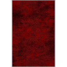 Tapis fisun Rouge Dimensions - 160x230 – Qualité supérieure pour Maison, Appartement, Bureau – Style élégant et durable – Confort optimal, facile à