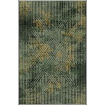 Tapis fisun Vert Dimensions - 80x150 – Qualité supérieure pour Maison, Appartement, Bureau – Style élégant et durable – Confort optimal, facile à