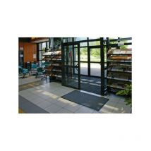 Id Mat - Tapis proprete cahors - florac velours brun marron 90 x 150cms