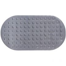 Basic&co - Tapis fond de baignoire anti-dérapant Gris