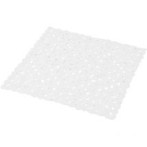 Tapis fond de douche galet blanc