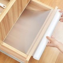 Tapis Fond De Tiroir Antiderapant,tapis Antidérapant De Tiroir Transparent Eva Imperméable Lavable 30x500cm,tapis De Frigo Transparent Étanches,tapis 