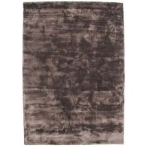 Thedecofactory - art silk - Tapis en viscose gris rose 133x190