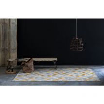 Naf Naf - Tapis graphique multicolore design plat Ennaes Multicolore 160x230