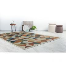 Hellocarpet - Tapis graphique plat intérieur et extérieur Yerba Multicolore 200x290