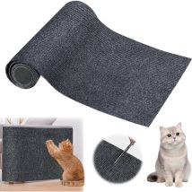 Tapis griffoir pour chat - Tapis griffoir pour chat - Autocollant - Planche à gratter pour chat - Tapis à gratter pour chat - Pour protéger porte,