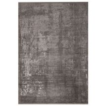 Tezeta - Tapis Gris Bambou Vintage Antidérapant 120x180