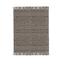Iperbriko - Tapis Hiruni Marron 140x200 - 70% laine, 30% polyester